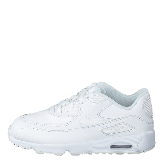 Boys' Air Max 90 Leather (td) White/white