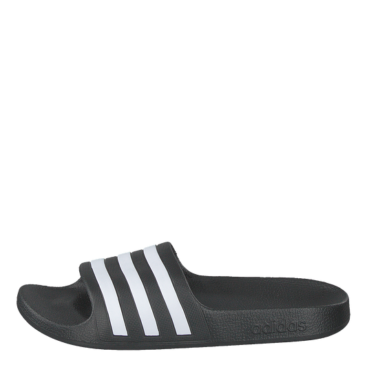 Adilette Aqua Slides Kids Core Black / Cloud White / Core Black