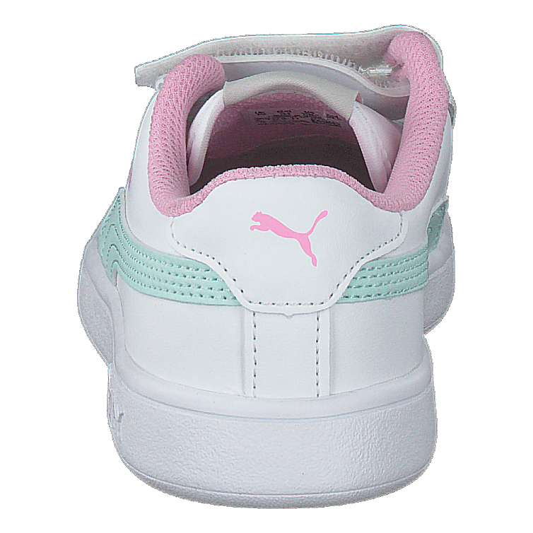 Puma Smash V2 L Ps Puma White-fair Aqua-pale Pink