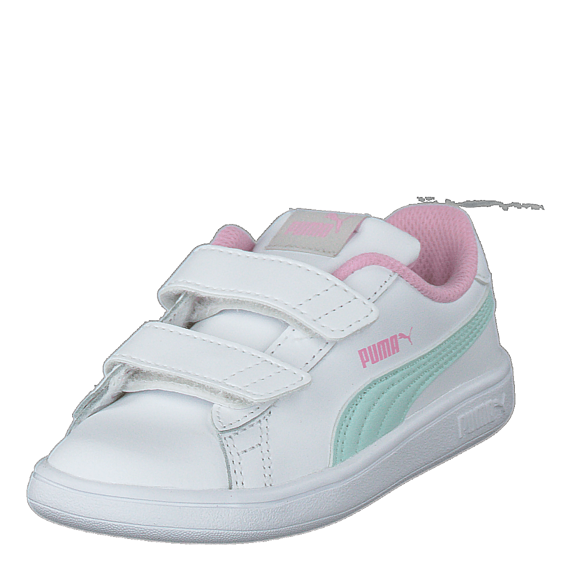 Puma Smash V2 L Inf Puma White-fair Aqua-pale Pink