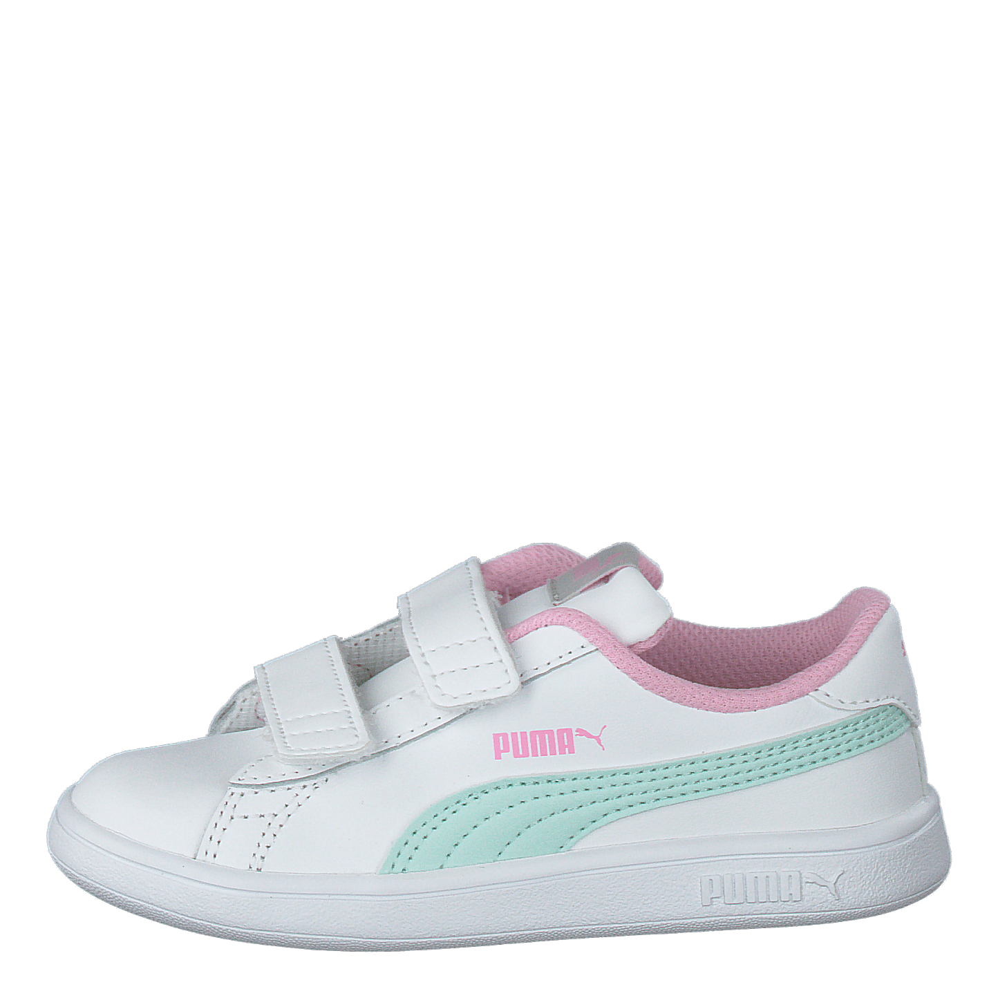 Puma Smash V2 L Inf Puma White-fair Aqua-pale Pink