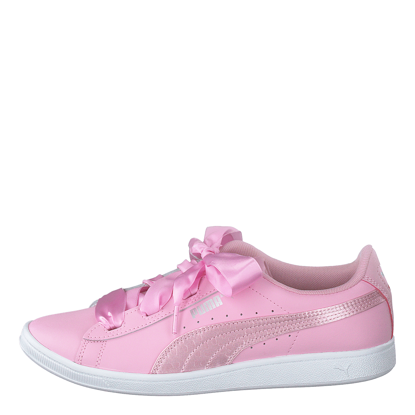 Puma Vikky Ribbon L Satin Jr Pale Pink pale Pink Barnskospecialisten