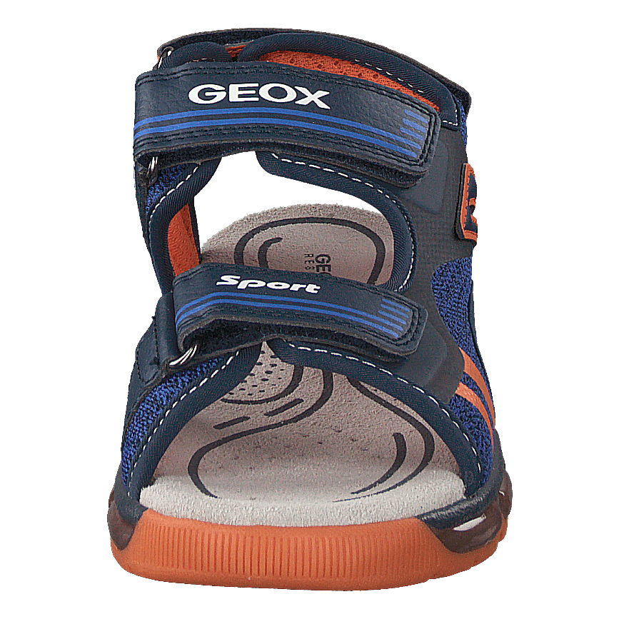 J Sandal Android Boy Navy/orange