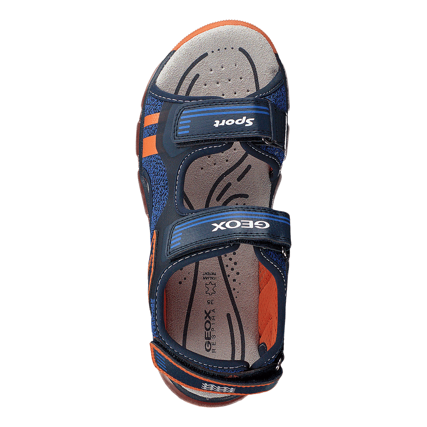 J Sandal Android Boy Navy/orange