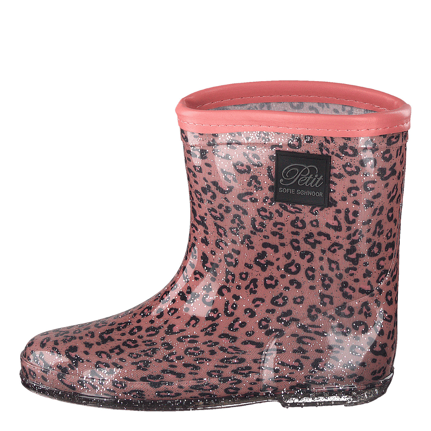 Rubber Boot Baby Leopard - Pink