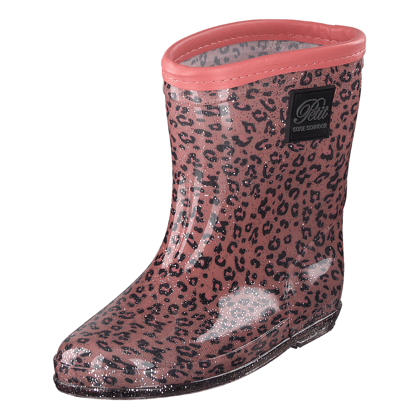 Rubber Boot Baby Leopard - Pink