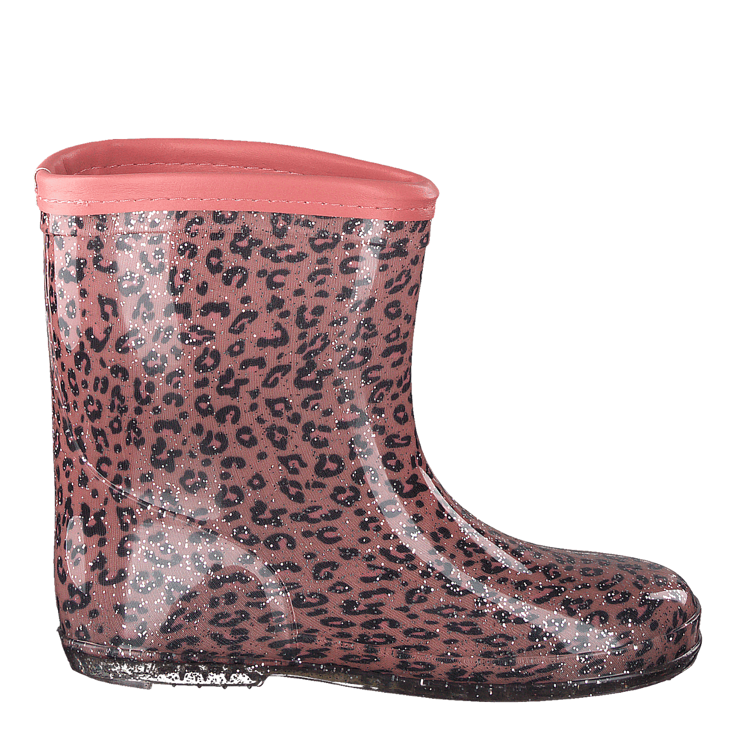 Rubber Boot Baby Leopard - Pink