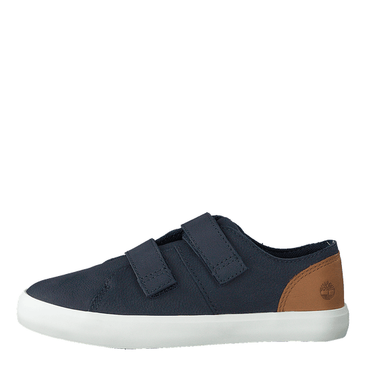 Newport Bay Leather 2 Str Navy Full Grain