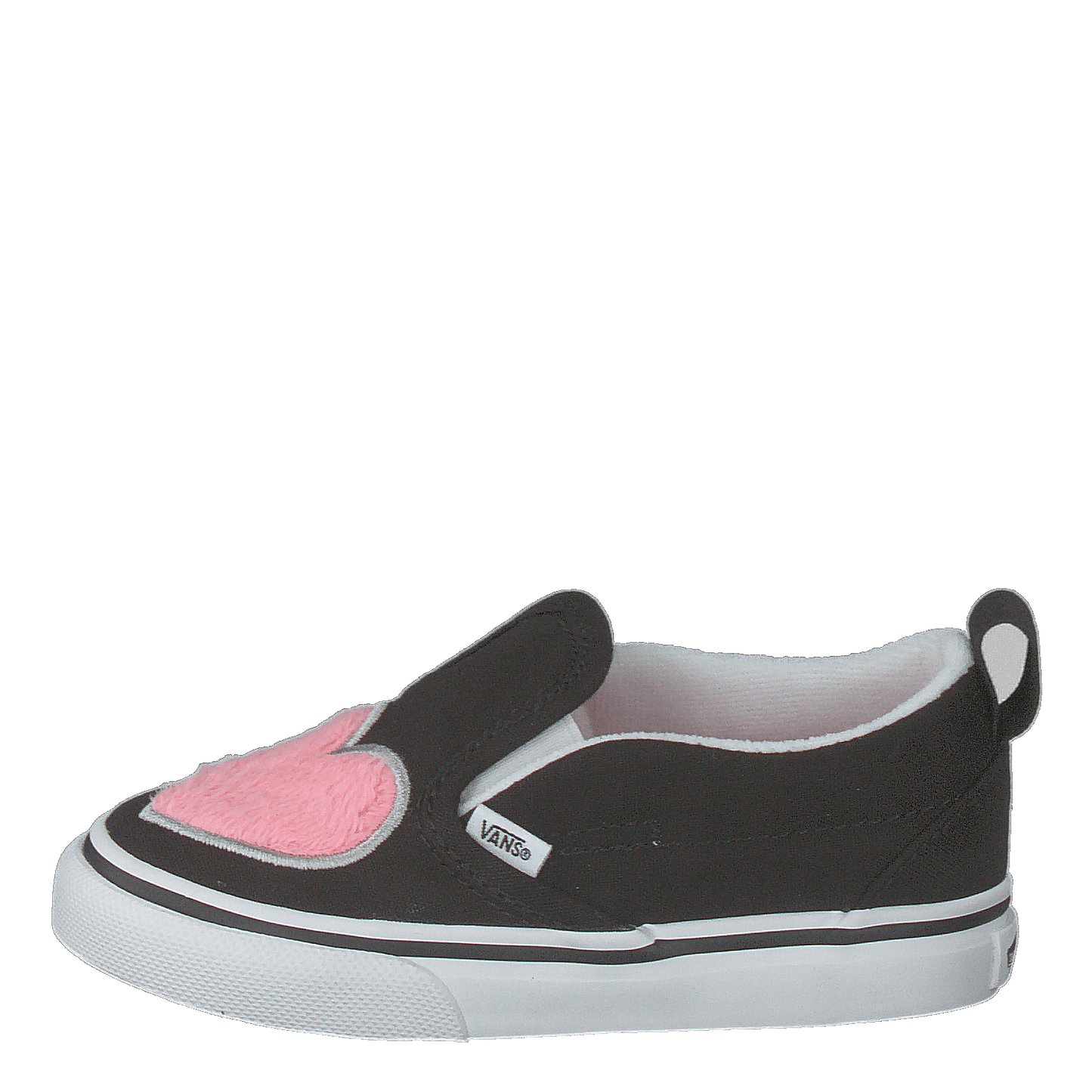 Td Slip-on V (fur Heart) Strawberry Pink