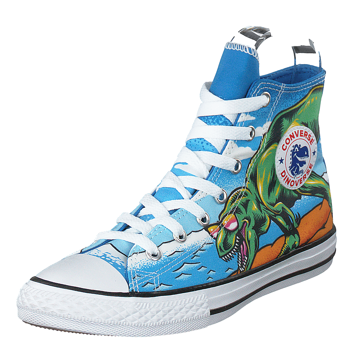 Chuck Taylor Hi Dinoverse Totally Blue/black/white