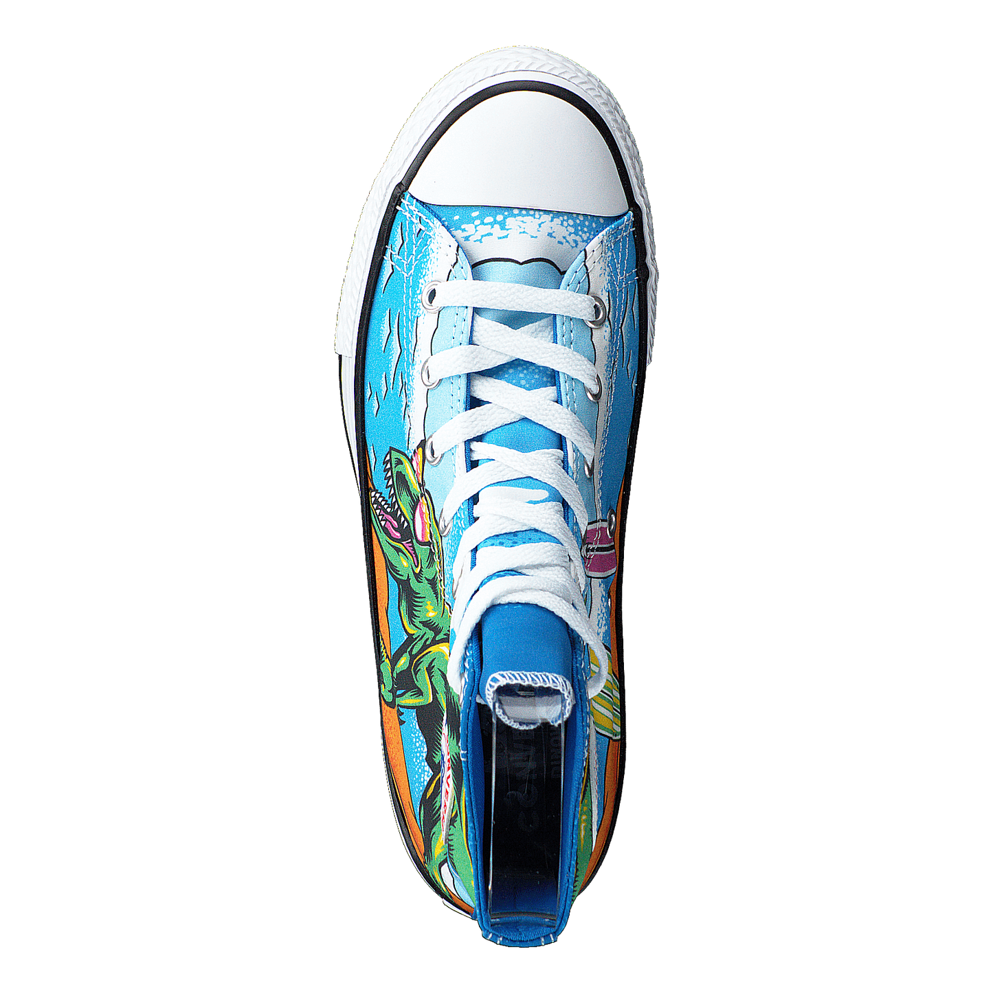 Chuck Taylor Hi Dinoverse Totally Blue/black/white