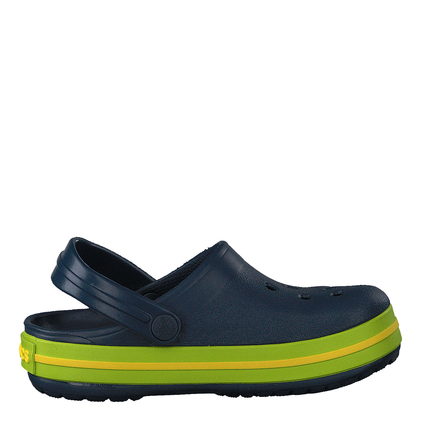 Crocband Clog Kids Navy / Volt Green