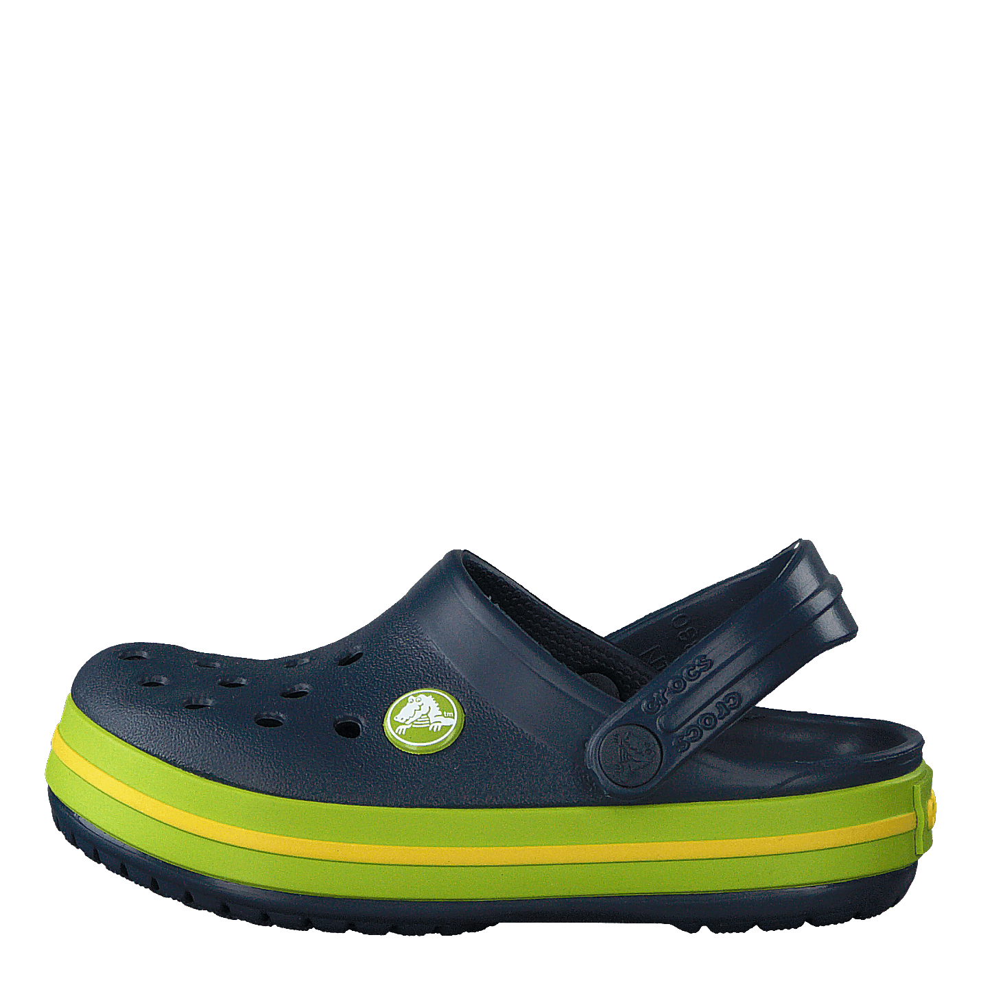 Crocband Clog Kids Navy / Volt Green