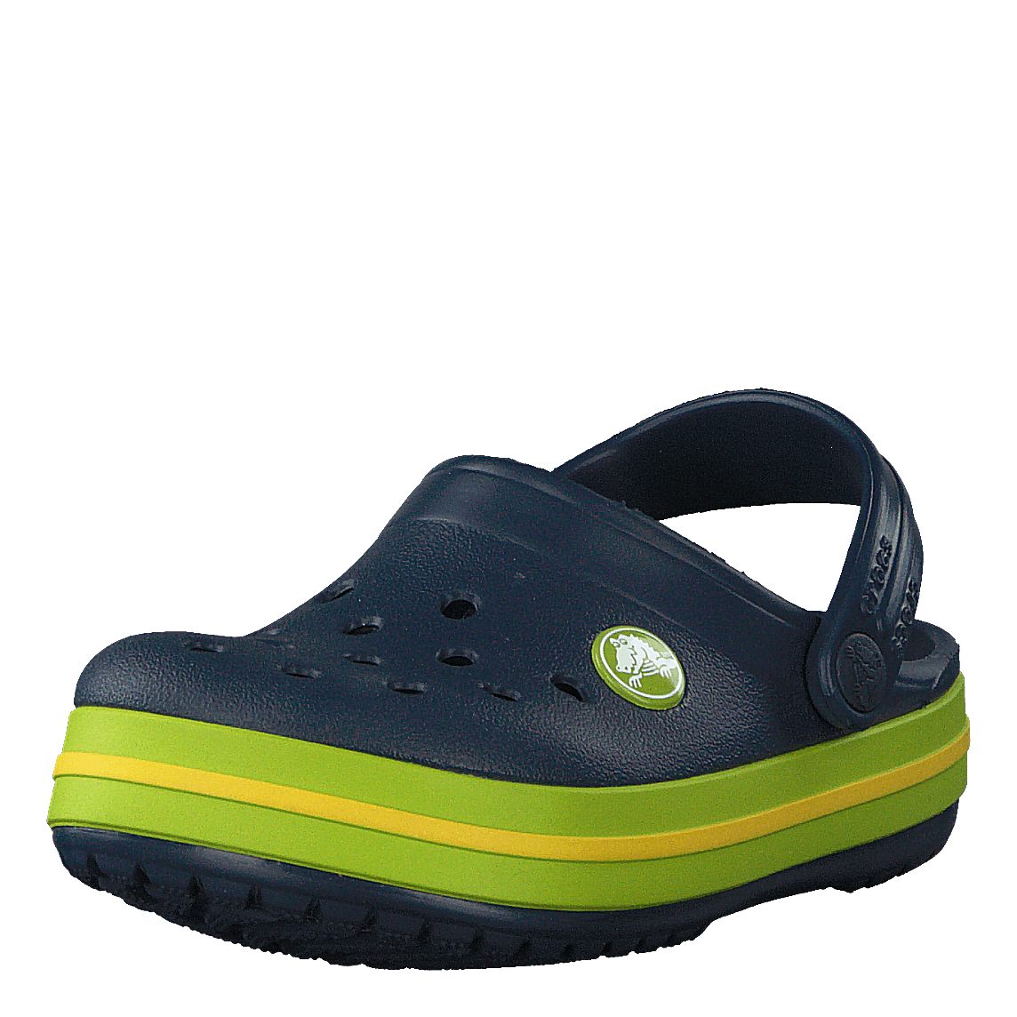 Crocband Clog Kids Navy / Volt Green