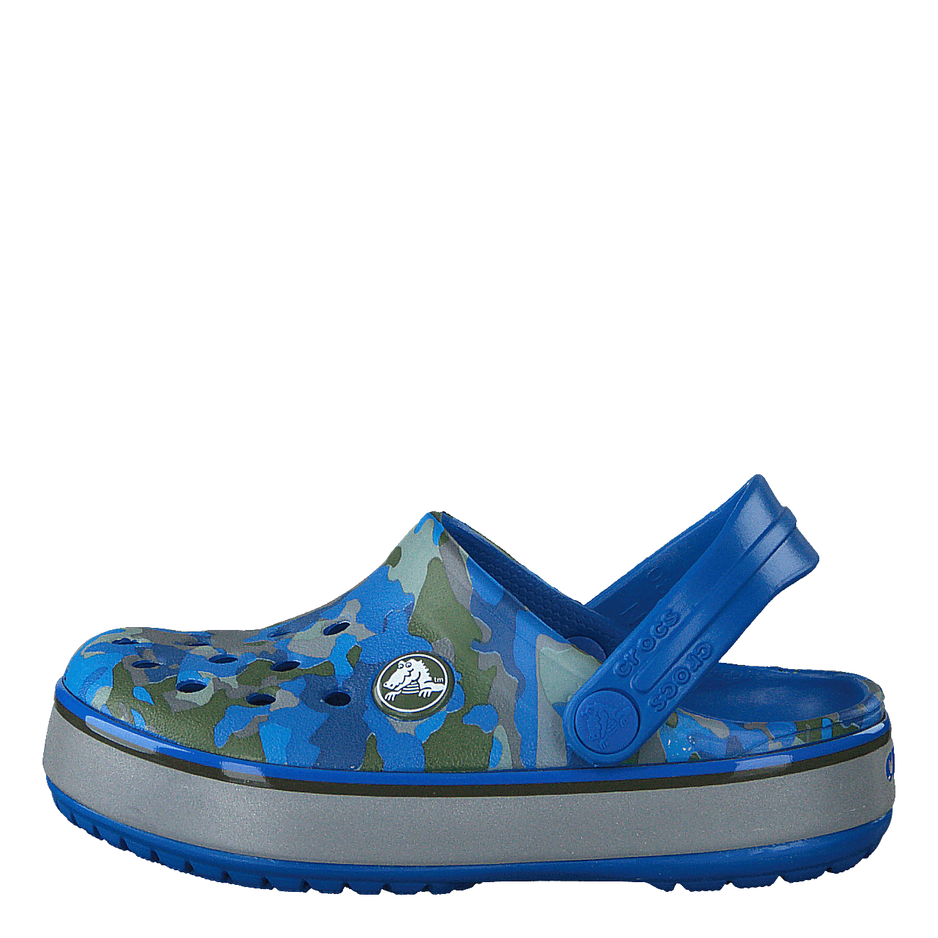 Cb Camo Reflect Band Clog K Bright Cobalt