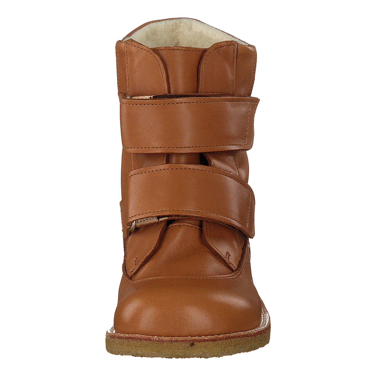 Tex-boot With Velcro Straps Cognac