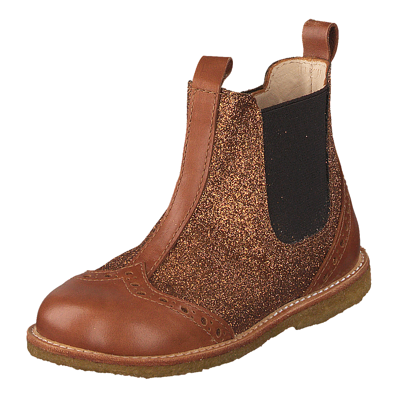 Starter Chelsea Boot With Elas Cognac/rust Gl./brown