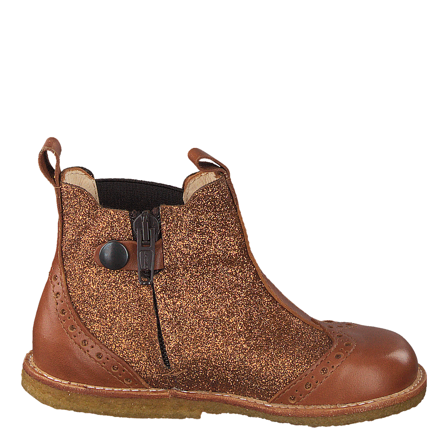 Starter Chelsea Boot With Elas Cognac/rust Gl./brown