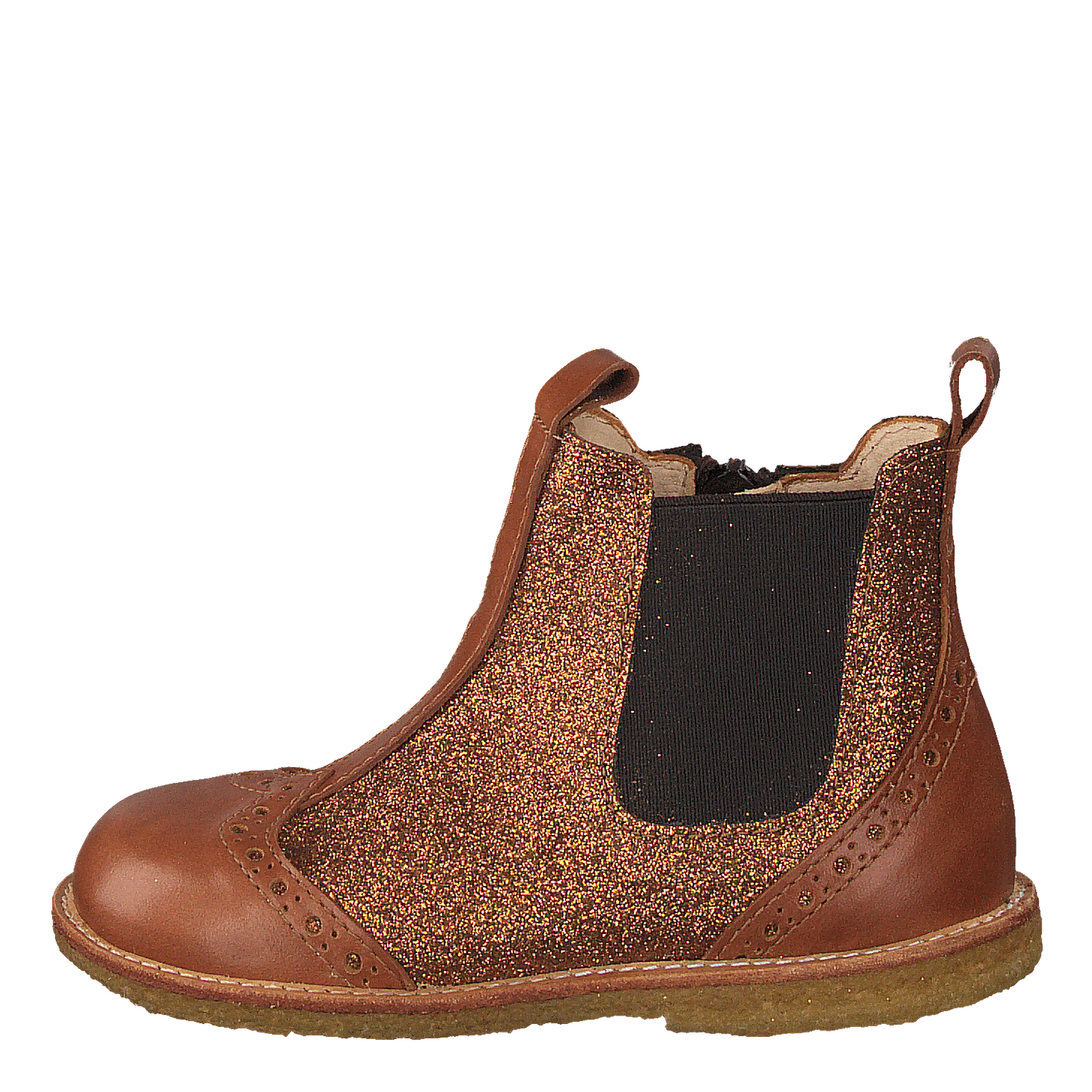 Starter Chelsea Boot With Elas Cognac/rust Gl./brown