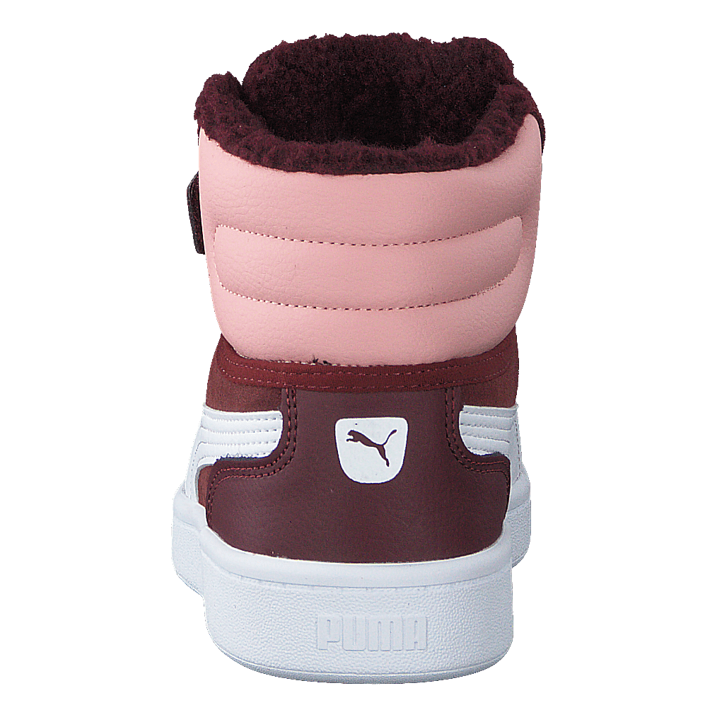 Puma Vikky V2 Mid Fur Ps Vineyard Wine-bridal Rose