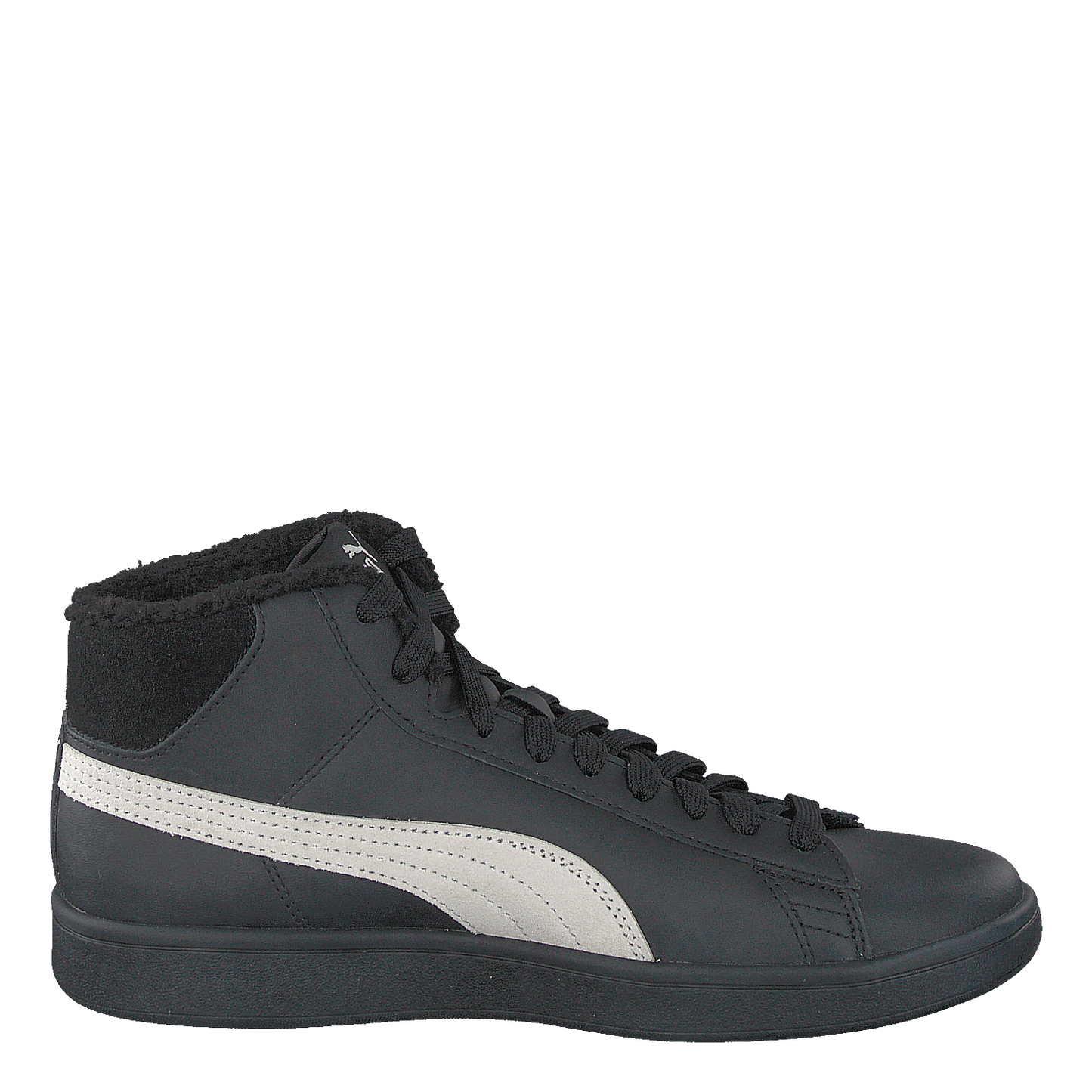 Puma Smash V2 Mid L Fur Jr Puma Black-whisper White