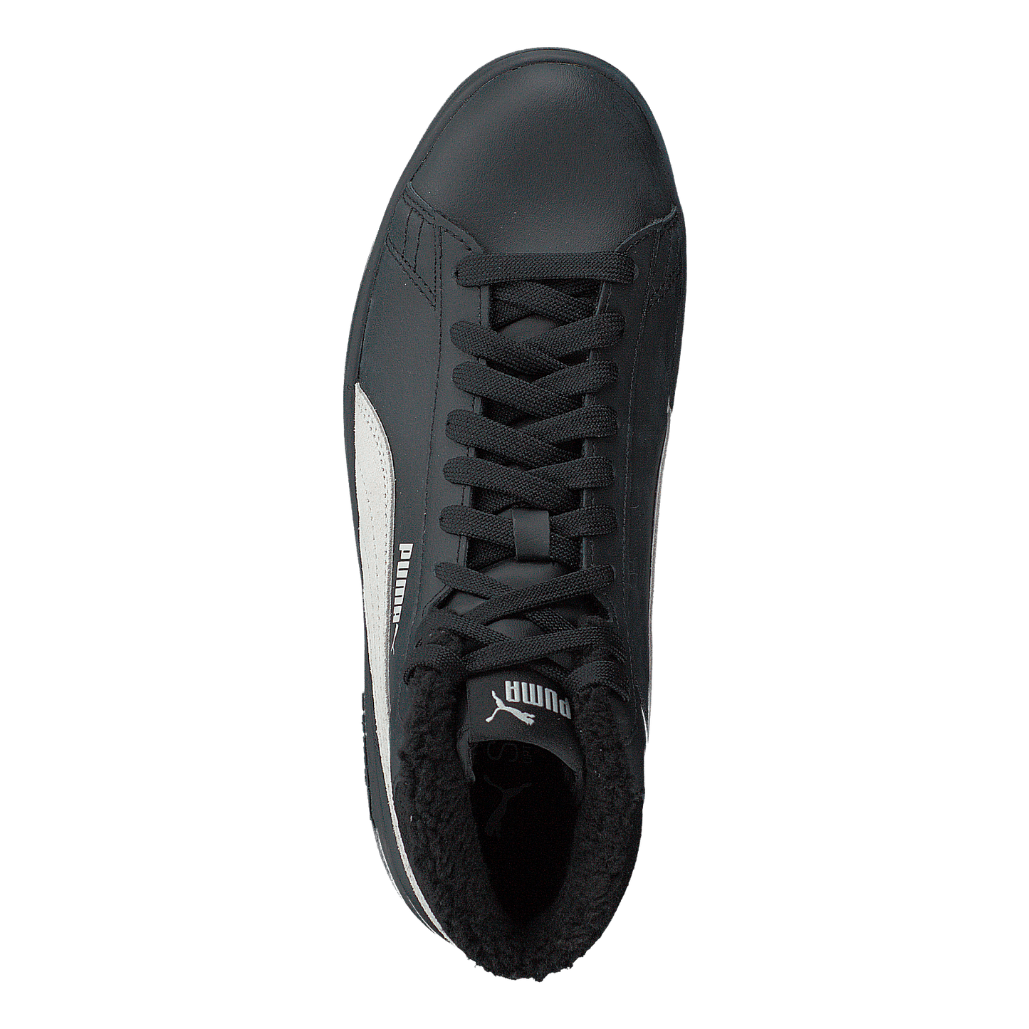 Puma Smash V2 Mid L Fur Jr Puma Black-whisper White