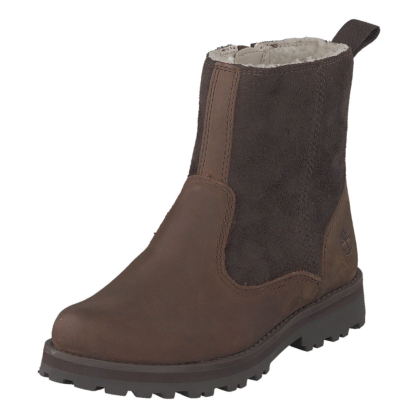 Courma Kid Warm Lined Boot Dark Brown