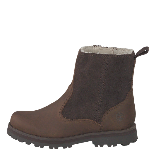 Courma Kid Warm Lined Boot Dark Brown