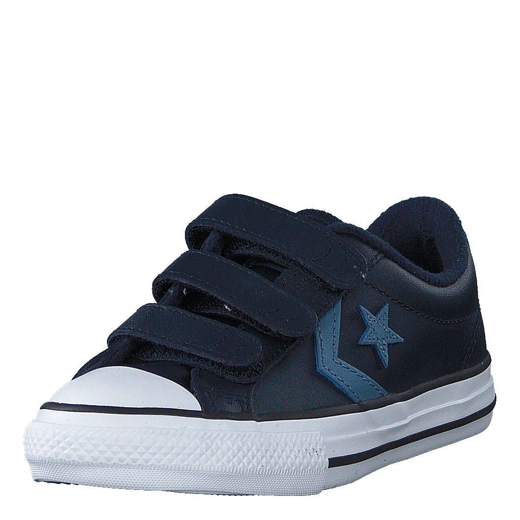 Star Player 3v Leather Ox Obsidian/aegean Storm/white