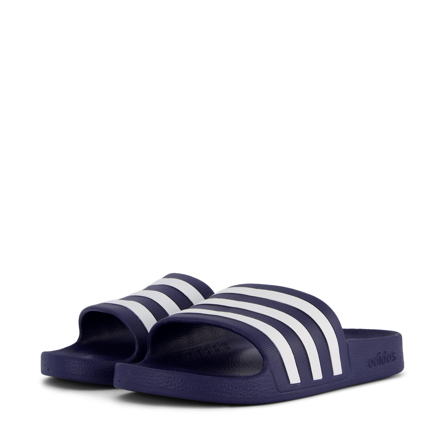 Adilette Aqua Slides Dark Blue / Cloud White / Dark Blue