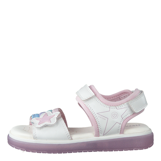 J Sandal Blikk Girl White