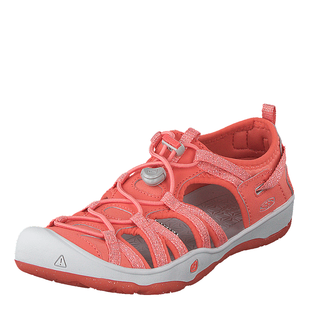 Moxie Sandal Youth Coral/vapor