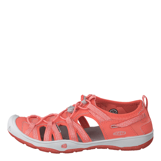 Moxie Sandal Youth Coral/vapor