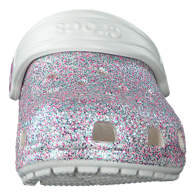 Classic Glitter Clog Kids Oyster