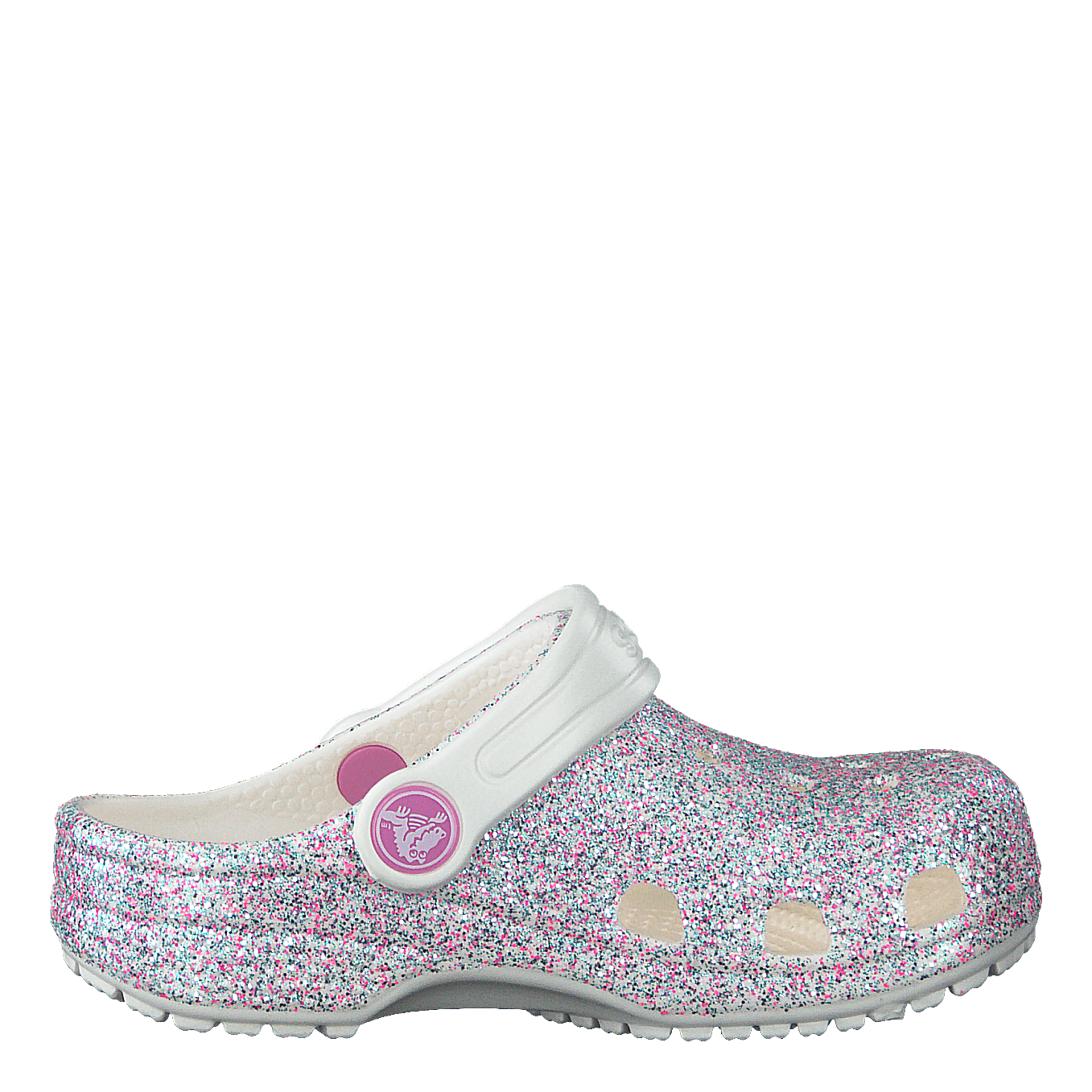 Classic Glitter Clog Kids Oyster