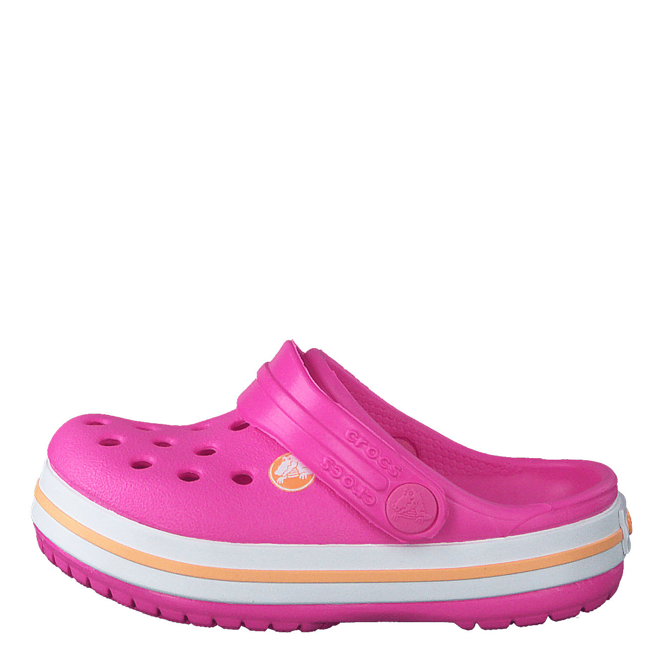 Crocband Clog Kids Electric Pink/Cantaloupe