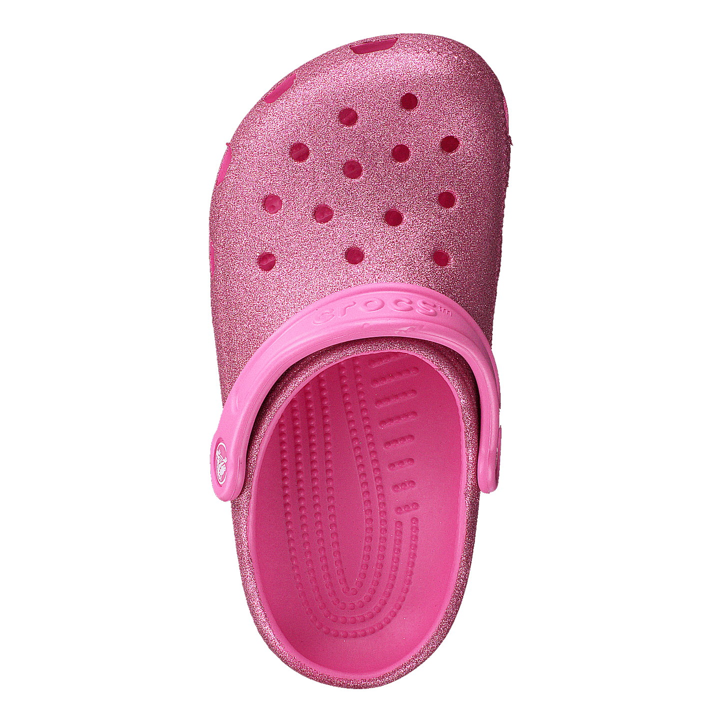 Classic Glitter Clog Kids Pink Lemonade