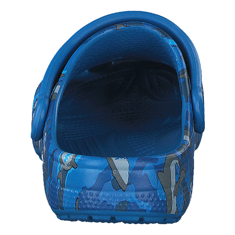 Classic Shark Clog Kids Prep Blue