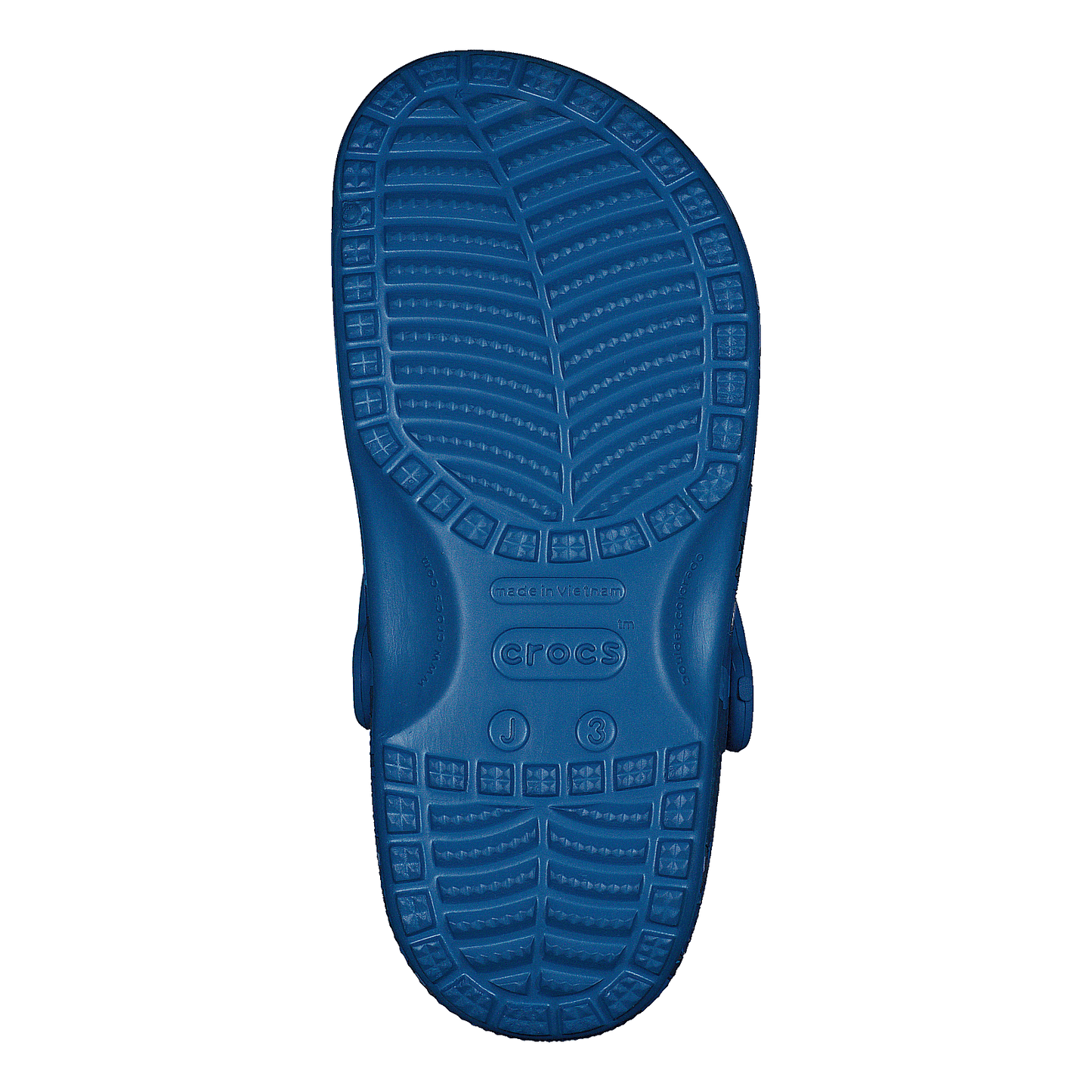 Classic Shark Clog Kids Prep Blue