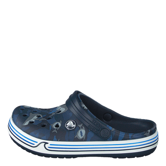 Crocband Shark Clog Kids Navy