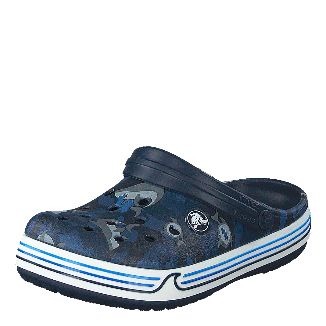 Crocband Shark Clog Kids Navy