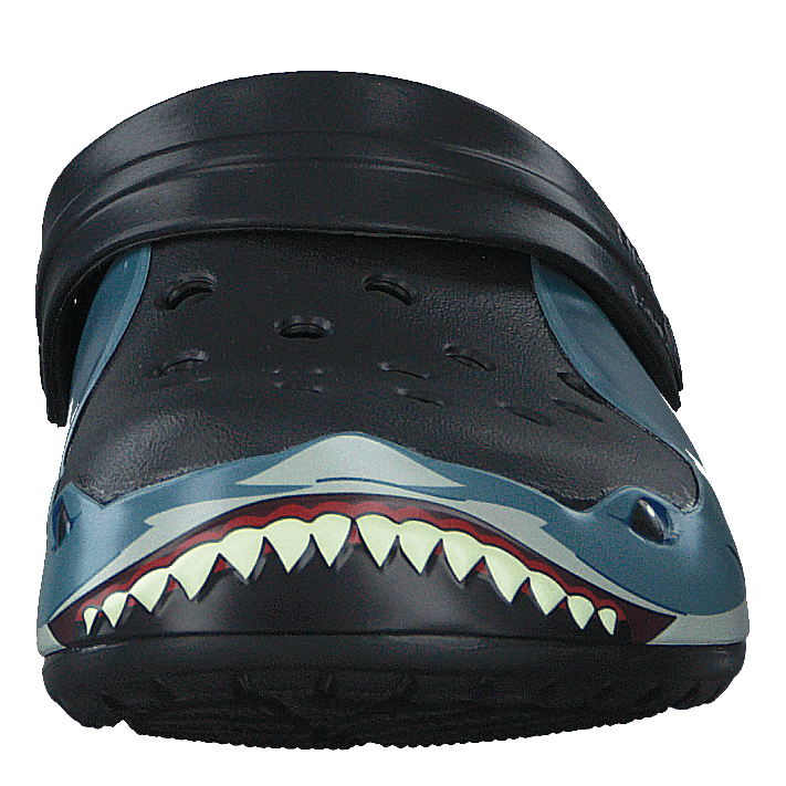 Fun Lab Shark Band Clog Kids Black