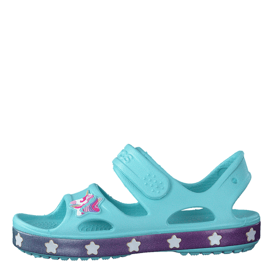 Fun Lab Unicorn Charm Sandal Kids Ice Blue