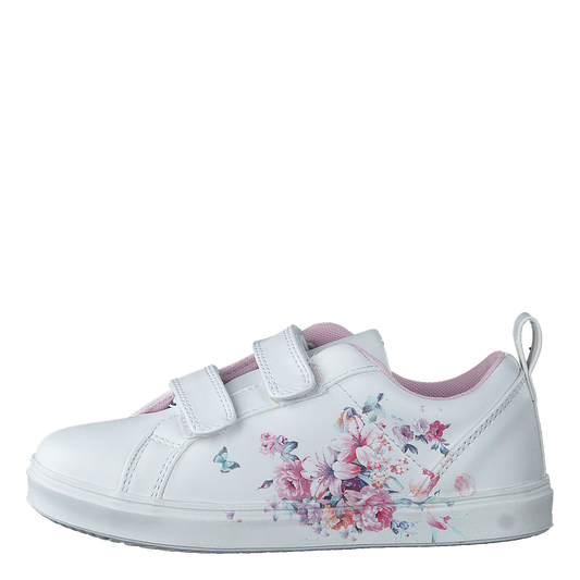 Veronica White 01 Flower Sneaker