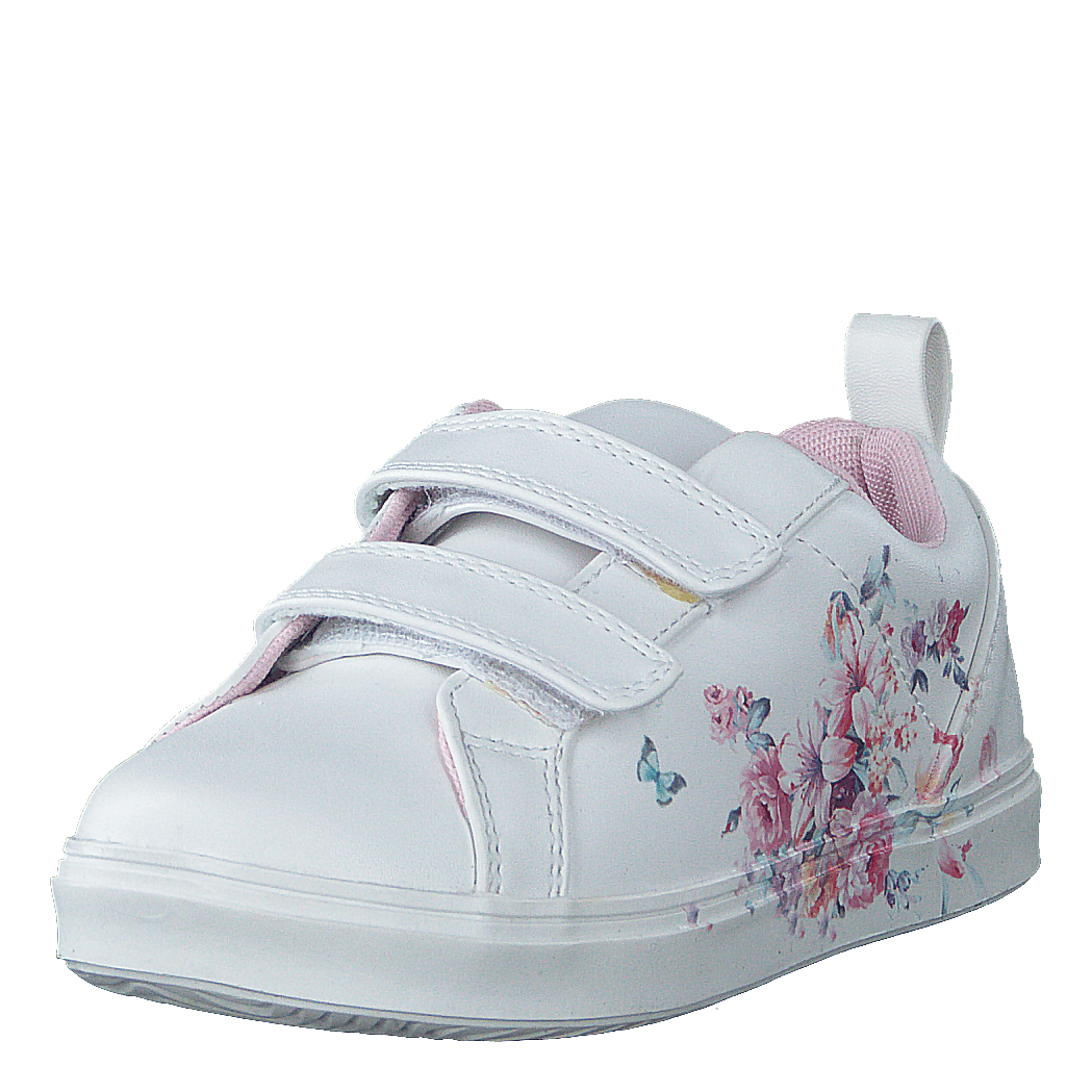 Veronica White 01 Flower Sneaker