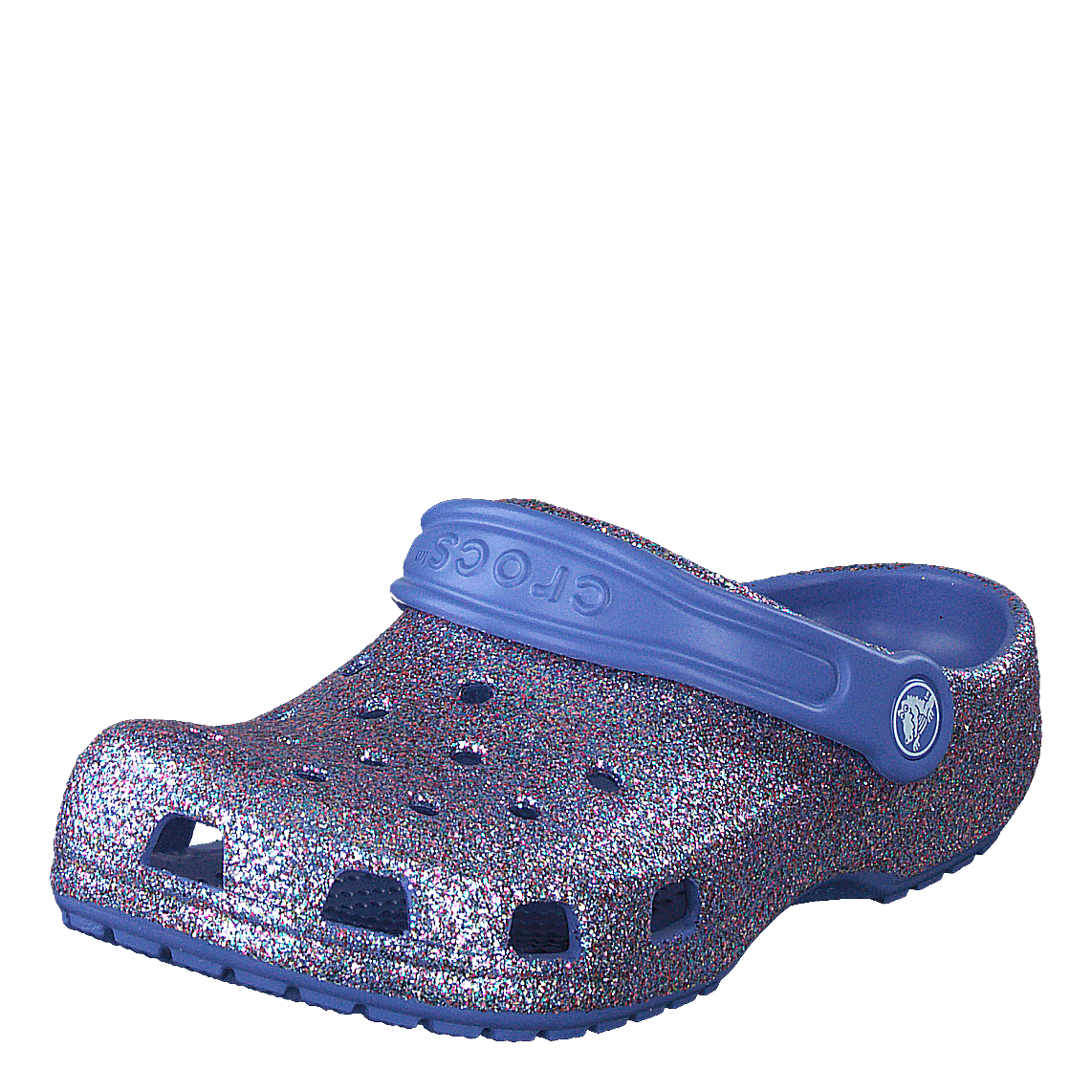 Classic Glitter Clog Kids Lapis