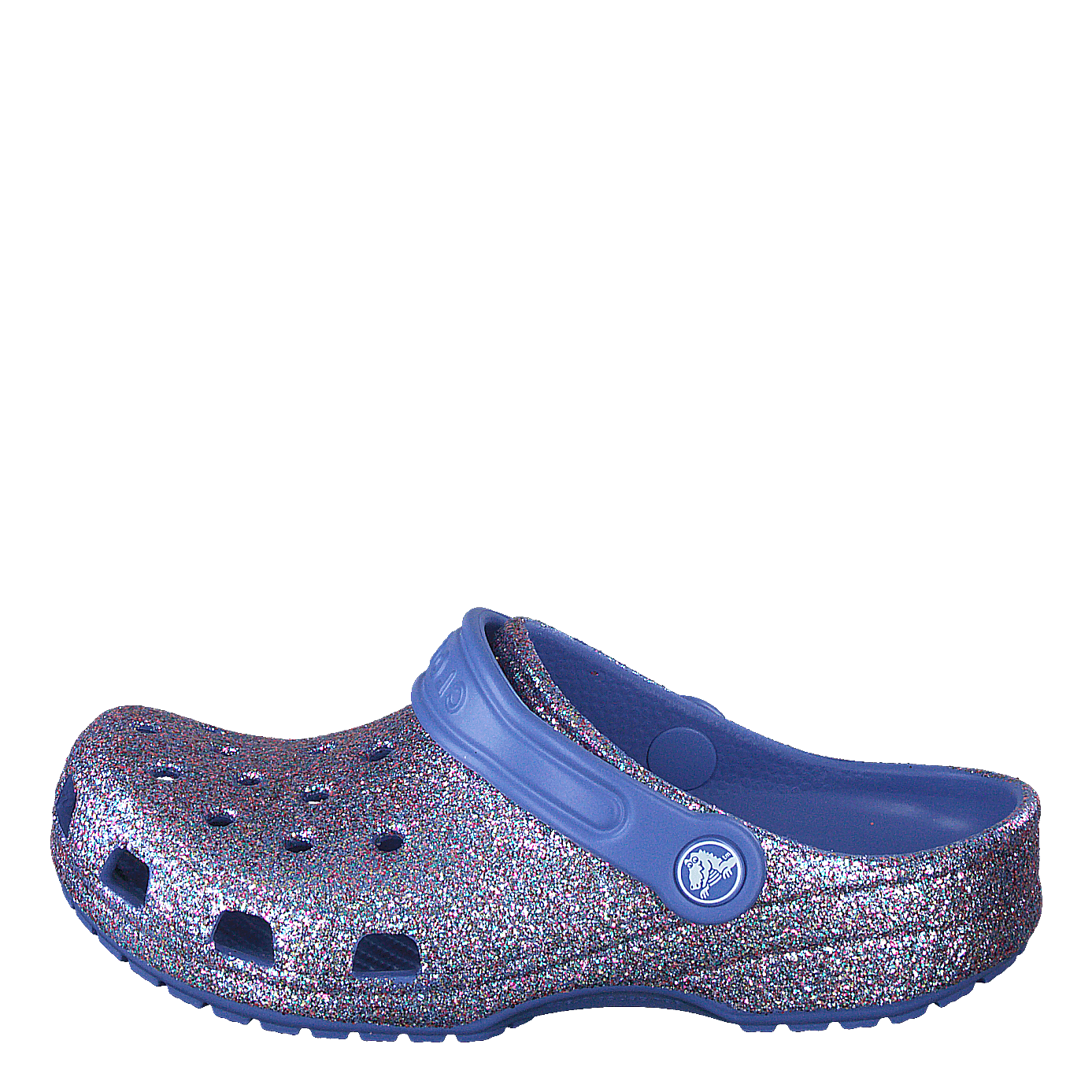 Classic Glitter Clog Kids Lapis