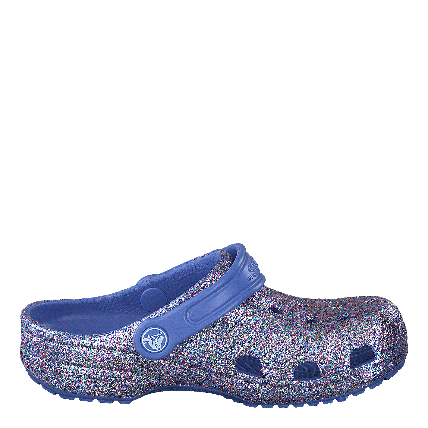 Classic Glitter Clog Kids Lapis