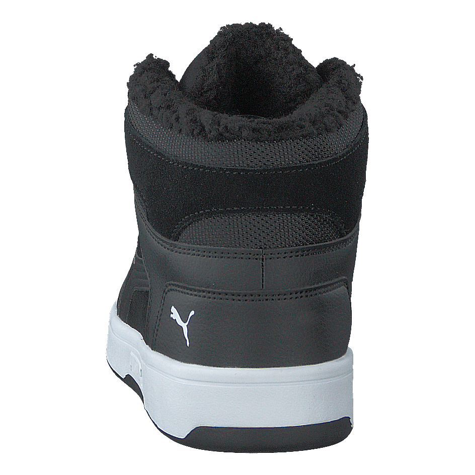 Puma Rebound Layup Fur Sd Jr Puma Black-puma White