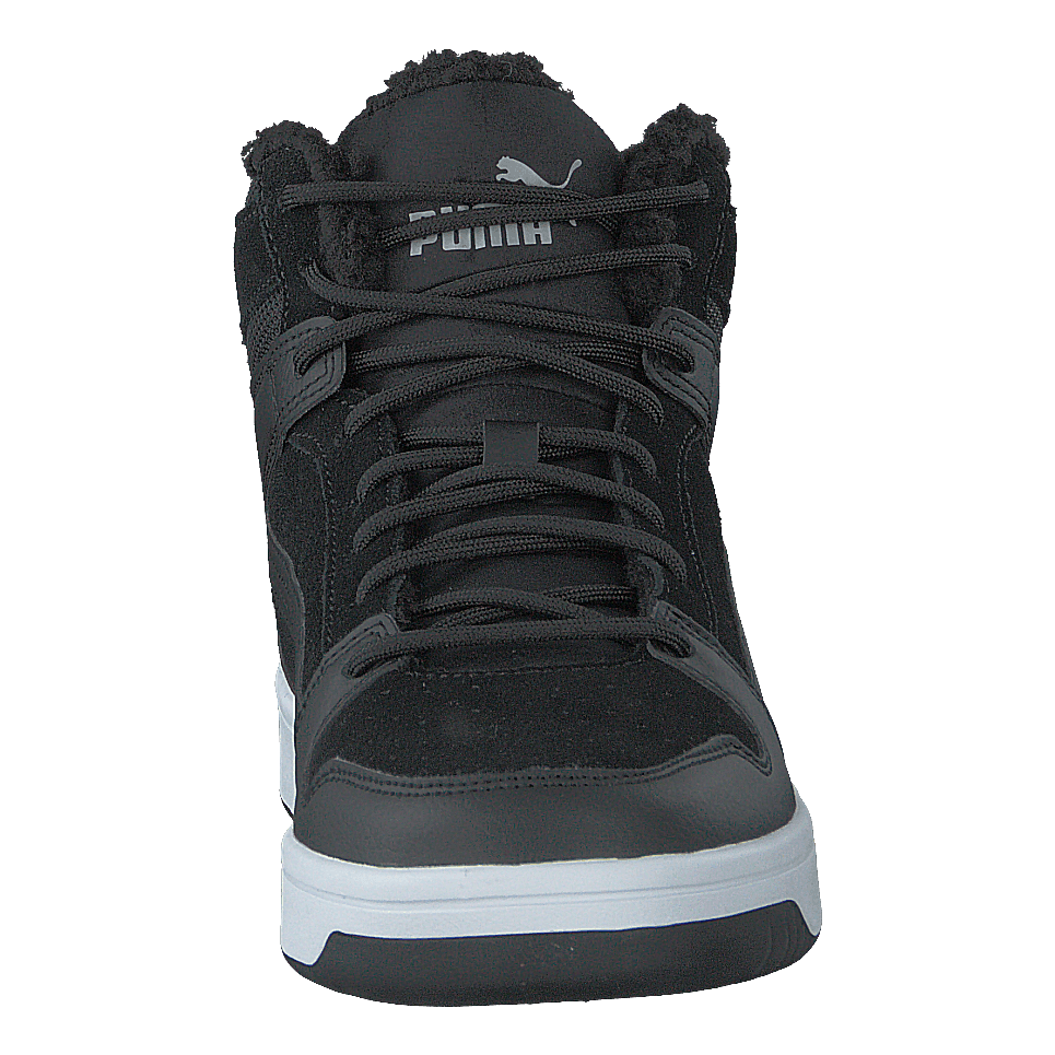 Puma Rebound Layup Fur Sd Jr Puma Black-puma White